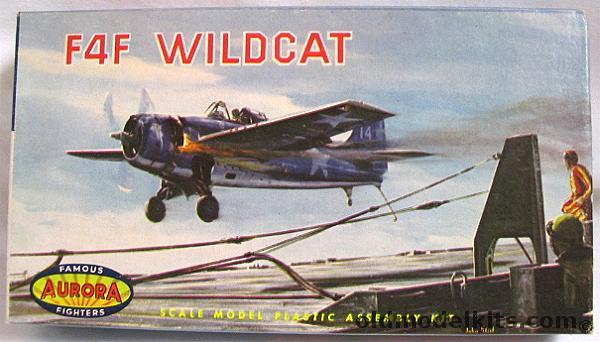 Aurora 1/65 F4F Wilcat, 497-49 plastic model kit